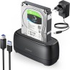 ORICO SATA SSD/HDD Dock pour Disque Dur, USB 3.0 Station d'accueil pour Dique Dur de 2,5 et 3,5 Pouces, Supporte UASP et Les dis