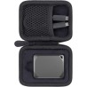 Aenllosi Rigide Housse Étui pour Crucial X9/X9 Pro/X10 Pro 1TB/2TB/4TB SSD Portable, Étui de Protection pour Clé USB, Gestionnai