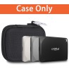 Aenllosi Rigide Housse Étui pour Crucial X9/X9 Pro/X10 Pro 1TB/2TB/4TB SSD Portable, Étui de Protection pour Clé USB, Gestionnai