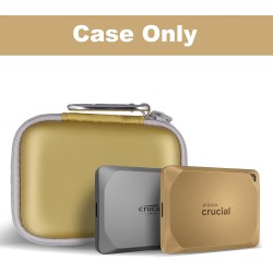 Aenllosi pour Crucial X10/X10 Pro/X9/X9 Pro 1To/2To/4To SSD Portable, Housse de Protection pour Clé USB Crucial, Organisateur de