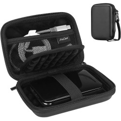 ProCase Étui Protection Disque Dur Externe 2,5" Compatible WD, Toshiba Canvio, UnionSine, Seagate, Samsung SSD HDD, Housse de Po