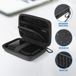 ProCase Étui Protection Disque Dur Externe 2,5" Compatible WD, Toshiba Canvio, UnionSine, Seagate, Samsung SSD HDD, Housse de Po