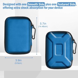 ProCase Étui Disque Dur Externe 2,5", Housse de Protection pour WD, Toshiba, Canvio, Seagate, Samsung SSD HDD, Pochette Portable