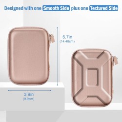 ProCase Étui Disque Dur Externe 2,5", Housse de Protection pour WD, Toshiba, Canvio, Seagate, Samsung SSD HDD, Pochette Portable
