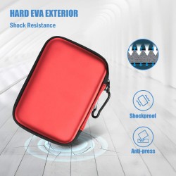 ProCase Étui Disque Dur Externe 2,5", Housse de Protection pour WD, Toshiba, Canvio, Seagate, Samsung SSD HDD, Pochette Portable