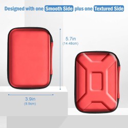 ProCase Étui Disque Dur Externe 2,5", Housse de Protection pour WD, Toshiba, Canvio, Seagate, Samsung SSD HDD, Pochette Portable