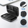 ProCase Étui Disque Dur Externe 2 x 2,5", Housse de Protection pour WD, Toshiba, Canvio, Seagate, Samsung SSD HDD, Pochette Port