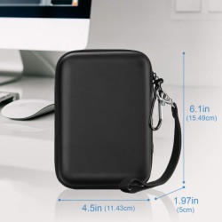 ProCase Étui Disque Dur Externe 2 x 2,5", Housse de Protection pour WD, Toshiba, Canvio, Seagate, Samsung SSD HDD, Pochette Port