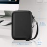 ProCase Étui Disque Dur Externe 2 x 2,5", Housse de Protection pour WD, Toshiba, Canvio, Seagate, Samsung SSD HDD, Pochette Port