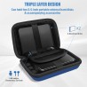 ProCase Étui Disque Dur Externe 2,5", Housse de Protection pour WD, Toshiba, Canvio, Seagate, Samsung SSD HDD, Pochette Portable