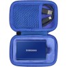 co2CREA Dur Étui de Voyage Rigide Housse Cas pour Samsung T7 / T7 Touch Disque SSD Externe Portable (boîte Seule)(pour T7 / T7 T