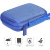 co2CREA Dur Étui de Voyage Rigide Housse Cas pour Samsung T7 Shield Disque SSD Externe Portable(boîte Seule)(pour T7 Shield, Ble