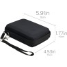 co2CREA Dur Étui de Voyage Rigide Housse Cas pour Samsung T7 / T7 Touch Disque SSD Externe Portable (boîte Seule) (pour T7 / T7 