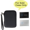 co2CREA Dur Étui de Voyage Rigide Housse Cas pour Samsung T7 / T7 Touch Disque SSD Externe Portable (boîte Seule) (pour T7 / T7 