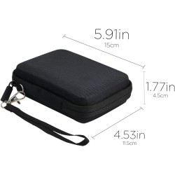 co2CREA Dur Étui de Voyage Rigide Housse Cas pour Samsung T7 / T7 Touch Disque SSD Externe Portable (boîte Seule(pour T7 / T7 To
