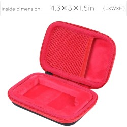 co2CREA Dur Étui de Voyage Rigide Housse Cas pour Samsung T7 / T7 Touch Disque SSD Externe Portable (boîte Seule) (pour T7 / T7 