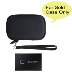 co2CREA Dur Étui de Voyage Rigide Housse Cas pour Samsung T7 / T7 Touch Disque SSD Externe Portable (boîte Seule) (pour T7 / T7 
