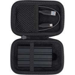 co2CREA Dur Étui de Voyage Rigide Housse Cas pour Samsung T7 Shield Disque SSD Externe Portable(boîte Seule) (pour T7 Shield, No