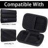 co2CREA Dur Étui de Voyage Rigide Housse Cas pour Samsung T7 Shield Disque SSD Externe Portable(boîte Seule) (pour T7 Shield, No