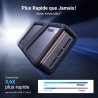 Uvert boîtier m.2 ssd nvme 40 gbps usb adaptateur disque dur externe pcie aluminium m2 2230 2242 2260 2280 supporte thunderbolt 