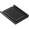 TRIXES Métal Noir 2,5 Pouces SSD à 3,5 Pouces SSD Kit de Montage de Disque Dur Interne - Support pour Disque Dur - Remplacement 