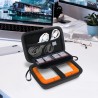 Lacdo Étui de Transport pour Disque Dur pour LaCie Rugged/Rugged Mini/Rugged Thunderbolt USB-C External Hard Drive Portable HDD 