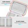 Lacdo étui de transport pour disque dur pour lacie rugged/rugged mini/rugged thunderbolt usb-c external hard drive portable hdd 