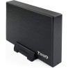 TooQ 2000GB TQE-3527B - Boîtier de stockage pour disques durs HDD de 3.5 "- (SATA I / II / III, USB 3.0)- aluminium- voyant LED-