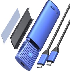 ORICO Boîtier SSD M.2 NVMe SATA Adaptateur, USB-C 3.2 Gen 2 10Gbps PCIe NVMe, 5Gbps NGFF SATA M-Key(B+M Key) 2230/2242/2260/2280