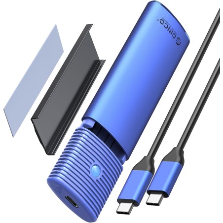 ORICO Boîtier SSD M.2 NVMe SATA Adaptateur, USB-C 3.2 Gen 2 10Gbps PCIe NVMe, 5Gbps NGFF SATA M-Key(B+M Key) 2230/2242/2260/2280