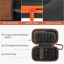Yinke Étui pour SD Extreme/SD Extreme Pro Portable SSD Houssee, Coque EVA Rigide Sac de Protection Transport