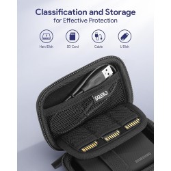 Étui de protection SSD pour Samsung T9/T7 Shield et disque dur externe SSD 1To/2To/4To, étui de transport rigide pour voyage (no