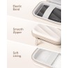 Coque ssd pour samsung t9/t7 shield/t7/t7 touch, disque dur externe ssd 1tb, 2tb, 4tb, étui de voyage rigide (beige)