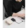Coque ssd pour samsung t9/t7 shield/t7/t7 touch, disque dur externe ssd 1tb, 2tb, 4tb, étui de voyage rigide (beige)