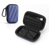 Coque SSD pour Samsung T9/T7 Shield/T7/T7 Touch, disque dur externe SSD 1TB, 2TB, 4TB, étui de voyage rigide (bleu)