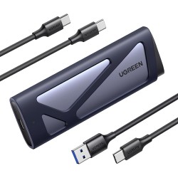 Uvert boîtier ssd m.2 nvme sata 10 gbps usb 3.2 gen 2 adaptateur disque dur externe pour m mb key 2230 2242 2260 2280 compatible