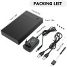 6Gbps Boitier Disque Dur 3.5, Adaptateur SATA USB pour SSD/HDD, Boitier SSD Externe 2.5"/3.5", Lecteur Disque Dur, Station d'acc