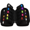 Étui de Rangement clé USB – Organiseur Portable avec 20 emplacements et étiquettes – Boîtier de Rangement clé USB sécurisé