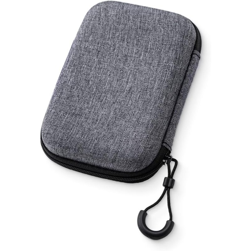 1 pcs Étui pour Disque Dur externe - Coque Rigide Antichoc pour SSD Portable de 2,5 Pouces avec Pochette filetée pour câble et A