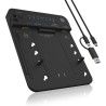 ICY BOX HDD/M.2 NVMe SSD Docking Station USB 3.2 Gen 2 (10 Gbit/s), Disques Dur Station de Clonage & Lecteur (SATA 2.5/3.5" & M.