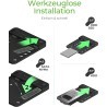 ICY BOX HDD/M.2 NVMe SSD Docking Station USB 3.2 Gen 2 (10 Gbit/s), Disques Dur Station de Clonage & Lecteur (SATA 2.5/3.5" & M.