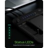 ICY BOX HDD/M.2 NVMe SSD Docking Station USB 3.2 Gen 2 (10 Gbit/s), Disques Dur Station de Clonage & Lecteur (SATA 2.5/3.5" & M.