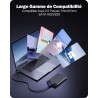 POSUGEAR Boitier Disque Dur 2.5 Pouces, USB 3.0 Boitier Externe Disque 5Gbps pour SATA HDD et SSD de 2,5'' et 7 mm/9.5 mm, Boiti