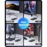POSUGEAR Boitier Disque Dur 2.5 Pouces, USB 3.0 Boitier Externe Disque 5Gbps pour SATA HDD et SSD de 2,5'' et 7 mm/9.5 mm, Boiti