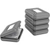 Orico housse pour disque dur de 3,5 pouces (lot de 5) - boîte étui de protection compatible avec western digital wd seagate tosh