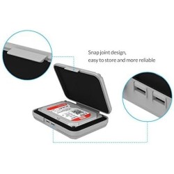 Orico housse pour disque dur de 3,5 pouces (lot de 5) - boîte étui de protection compatible avec western digital wd seagate tosh