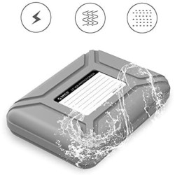 Orico housse pour disque dur de 3,5 pouces (lot de 5) - boîte étui de protection compatible avec western digital wd seagate tosh