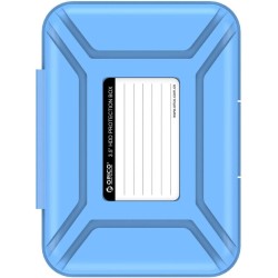 ORICO 3.5 "Antistatique intégré Pad de Protection Antichoc/Disque Dur (HDD) ou SSD (PHX35) Boîte de Rangement - Bleu