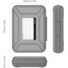 ORICO Boîtier de Protection 3.5 Pouces/Étui de Rangement pour Disque Dur (HDD) ou SSD (PHX35) - Gris