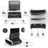 WAVLINK Station d'accueil pour Disque Dur USB pour SSD HDD SATA 2,5 ou 3,5 Pouces, Fonction de clonage Hors Ligne, Lecteur de Ca